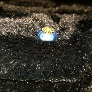 Pandora Shine Blue Calla Murano Glass Bead